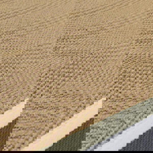 Asiatic Bordo Herringbone Jute Slate Rug