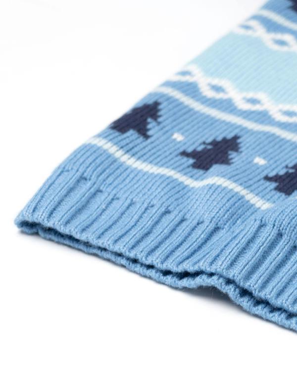 Bluey Boys Blue Character Christmas Jumper