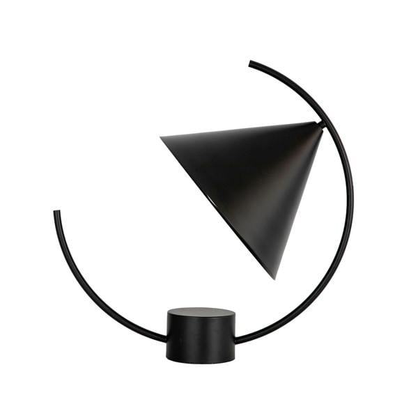 Angel Cerdá Table lamp in black steel 8117