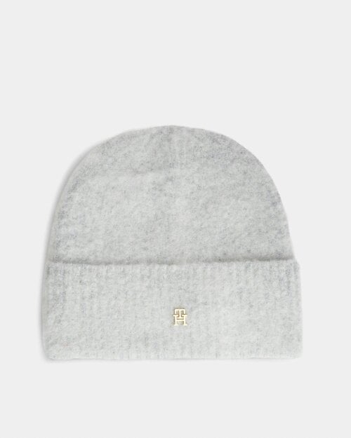 Tommy Hilfiger TH Elevated Chic Womens Beanie - Light Grey Heather