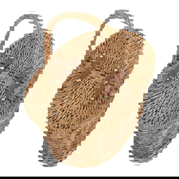 Wicker Picnic Baket with Lining