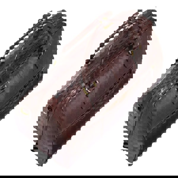 Infinity Leather Atlas - Genuine Leather Vintage Duffle Bag