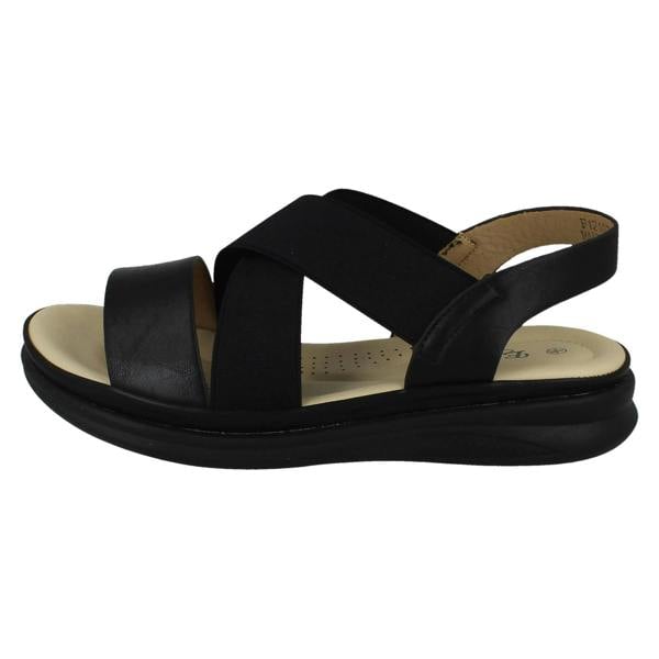 Eaze Ladies Eaze Slip On Elasticated Summer Sandals F12107