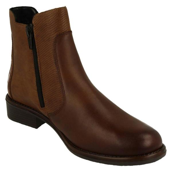 Remonte Ladies Remonte Low Heel Elasticated Casual Chelsea Boots D0F70