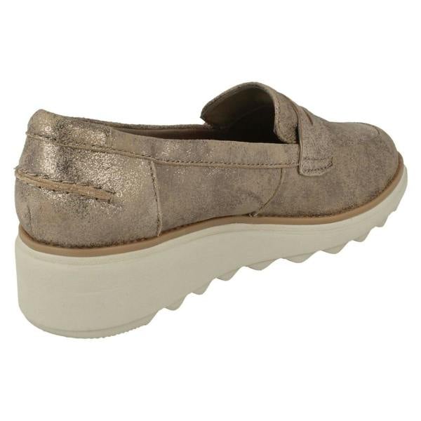 Clarks Ladies Clarks Casual Slip On Wedge Shoes Sharon Ranch