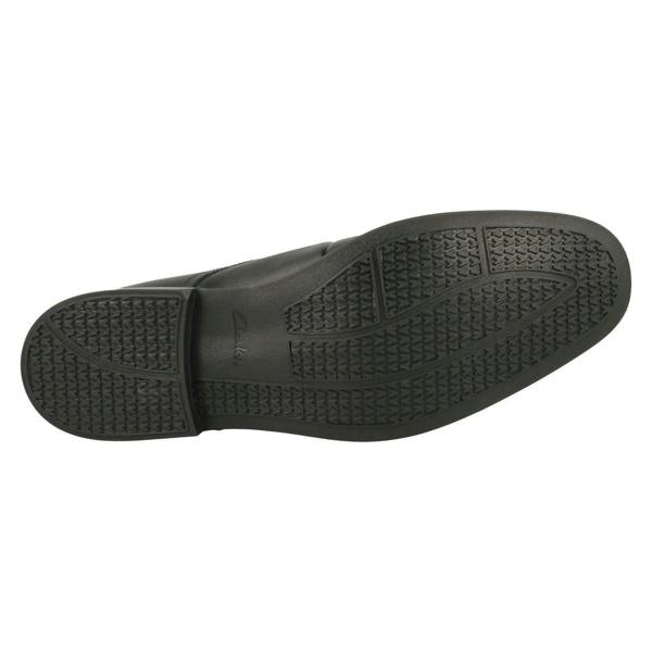 Clarks Mens Clarks Toe Cap Detailed Smart Shoes Howard Cap