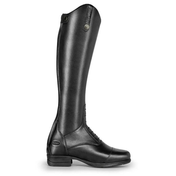 Moretta Women's Gianna Leather Long Riding Boots - Black