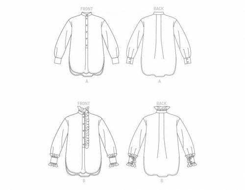 Vogue Sewing Pattern 1823, Tops, Shirts for Women, B5 (8-10-12-14-16) - Easy