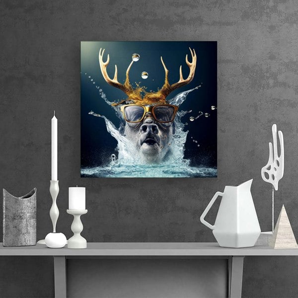 Warren Reed Stag Splashart Canvas