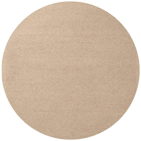 Fine Boucle Wool Rug Knots Beige, textured design, heat insulting, sound-absorbing rug.