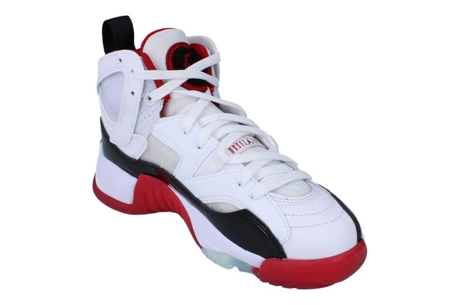 Nike Air Jordan Jumpman Two Trey GS Basketball Trainers Dq8431 106 - White Black Gym Red 106 - Photo 3