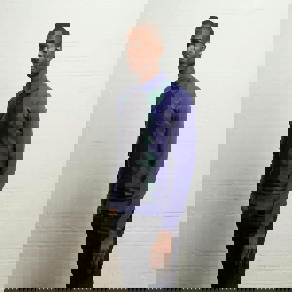 Gabicci V55GM02 Mens Bond Long Sleeve Knitted Three Button Polo Gabicci Vintage - ATLANTIC