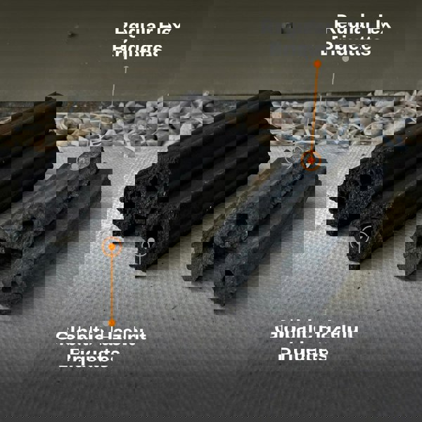 HazelHex Briquettes 10kg Pallet - Globaltic