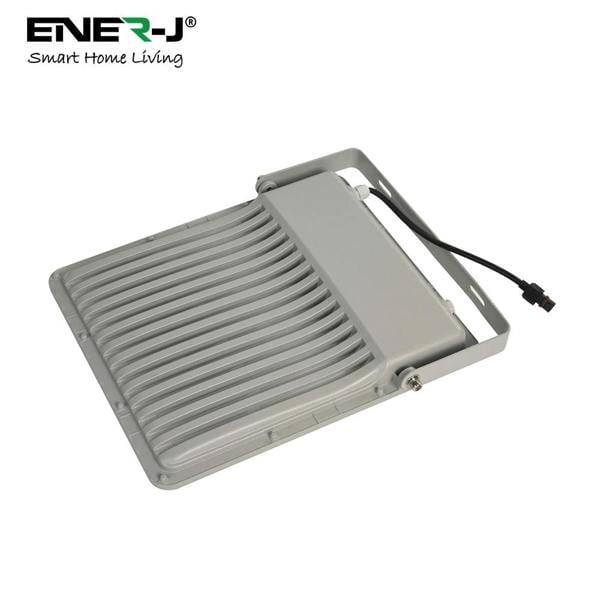 ENER-J 300W Solar LED Floodlight Outdoor with Panel, IP65 Waterproof, 3000 Lumens, Work Light for Garage, Garden, Warehouse & Parking