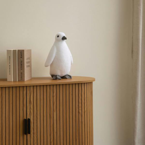 Samuel Alexander 36cm Large Flocked Penguin Christmas Decoration