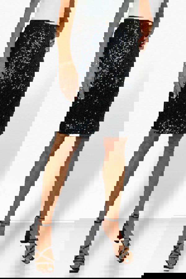 Paulo Due Women's Sequin Mini Skirt