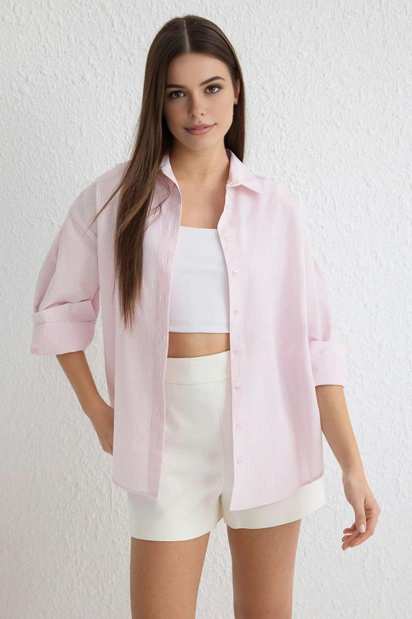 WOVCOR Striped Woven Shirt