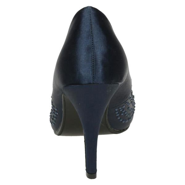 Anne Michelle Ladies Anne Michelle Diamante Court Shoes