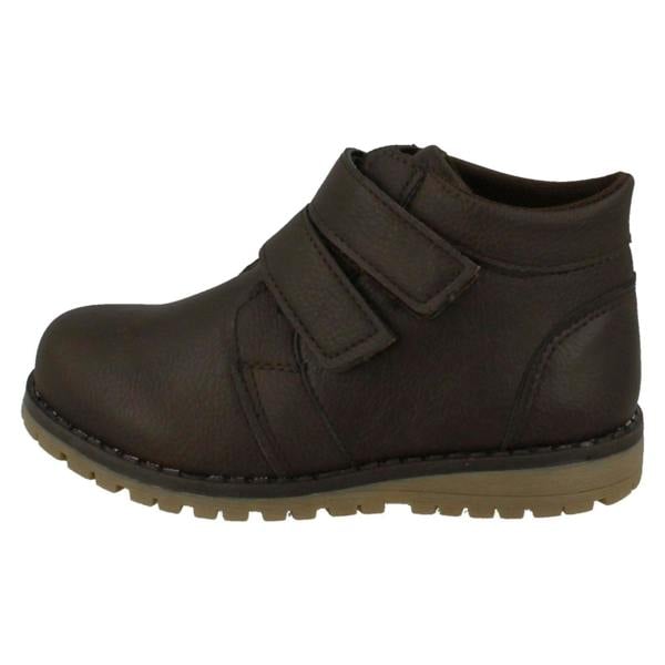 JC Dees Boys JCDees Round Toe Double Strap Ankle Boots