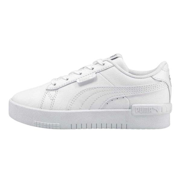 Puma Girls Jada Platform Court Trainers - White - 