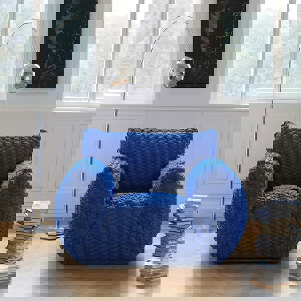 Kaczmarek Accent Chair, Armchair, Blue-Rit Concept-Rit Concept