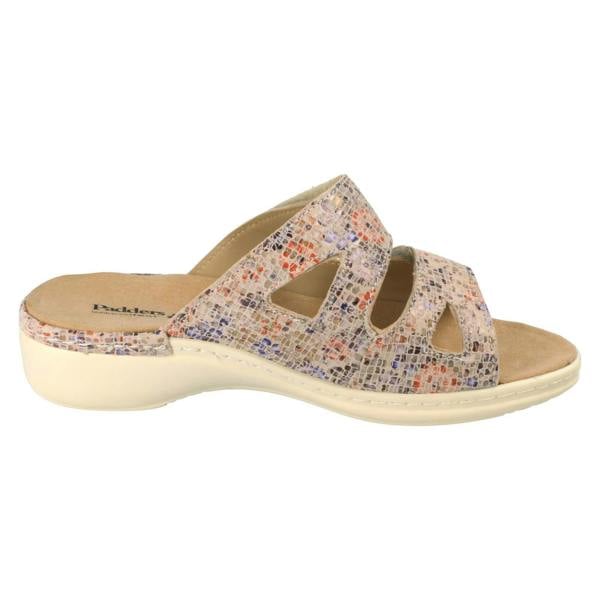 Padders Ladies Padders Strappy Mule Sandals Brielle