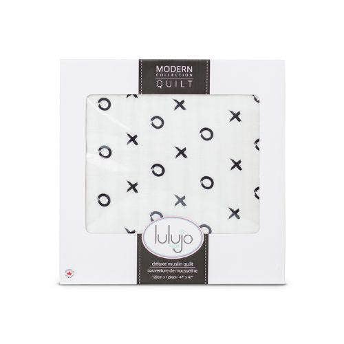 Lulujo - Quilted Blanket - Hugs & Kisses