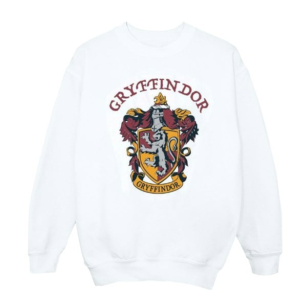 Harry Potter Boys Gryffindor Cotton Sweatshirt - White