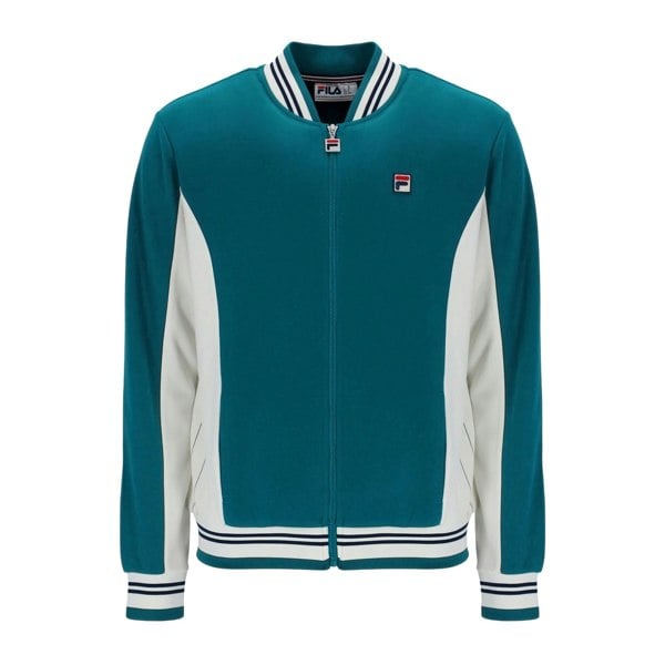 Fila Settanta Baseball Track Top Jacket Deep Lagoon/Gardenia/Black