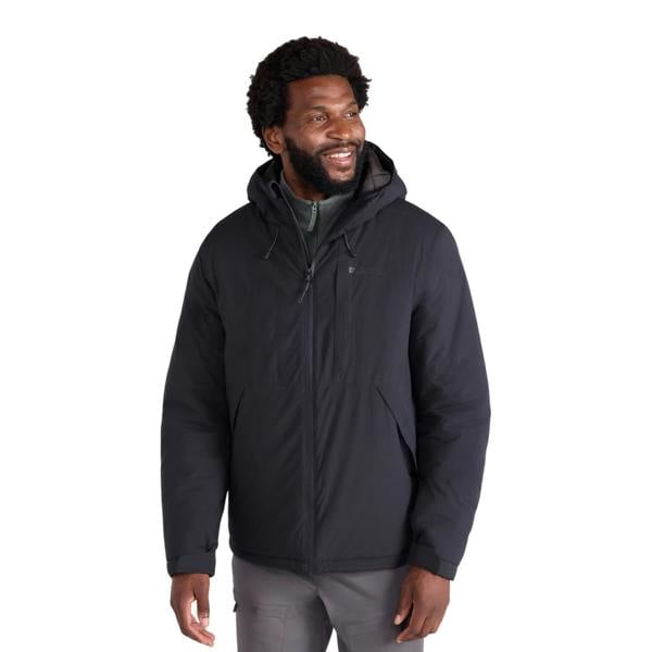 Mountain Warehouse Mens Heard Padded Waterproof Jacket - Black - 