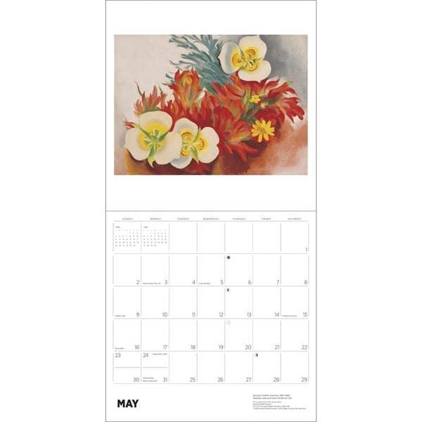 Georgia O'Keeffe Calendar 2027, Wall Calendars, Month To View, Art, Gift