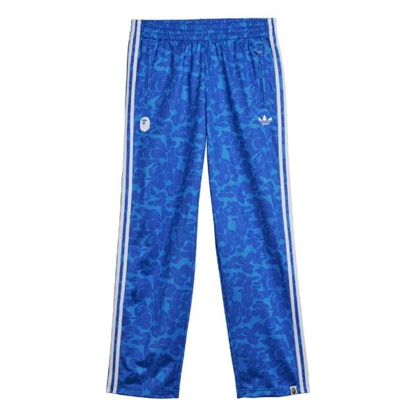 Adidas Mens Bape Firebird Tracksuit Bottoms - Blue - 
