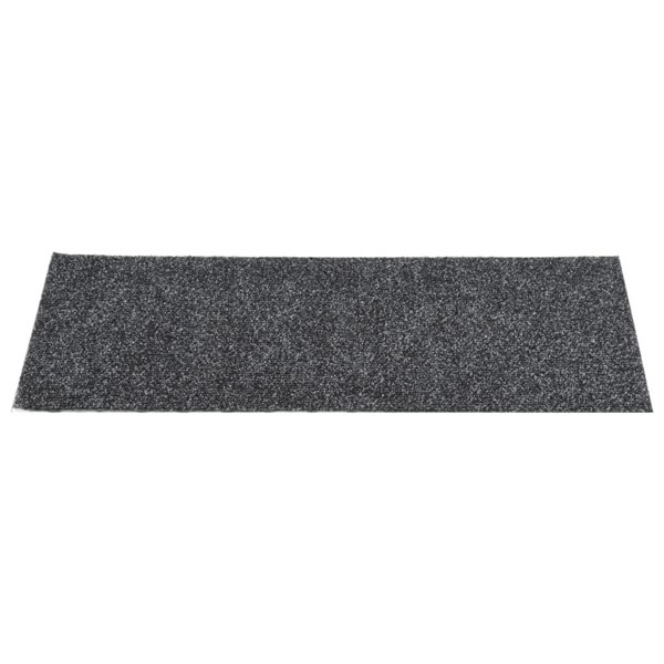Berkfield Self-adhesive Stair Mats Rectangular 15 pcs 60x25 cm Grey