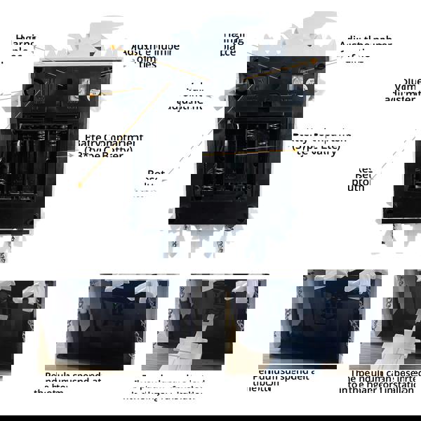 WALPLUS WC2054 - White Vintage Cuckoo Clock