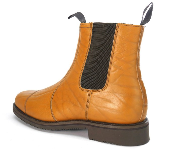 Charles Horrel England CH2002 Welted Cap Tan Mustang Chelsea Dealer Boots