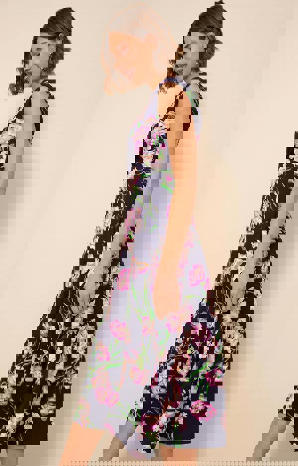 Alie Street London Luna Midi Dress - Midnight Blossom