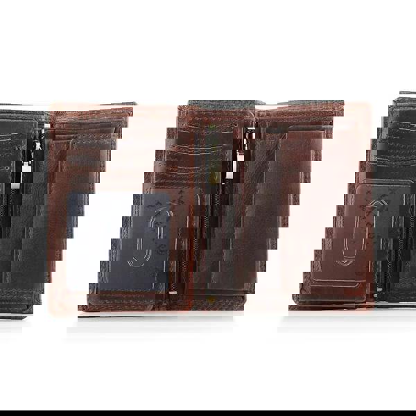 Brown Leather Trifold Wallet – Manhattan New York 4