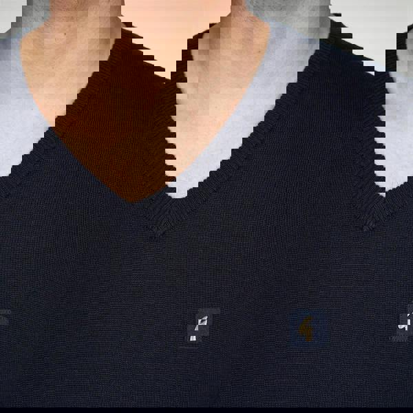 Gabicci V00GK06 Mens Brandon Vee Neck Sweater Gabicci Vintage - NAVY