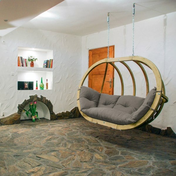 Amazonas Globo Royal Taupe Double Seater Hanging Egg Chair