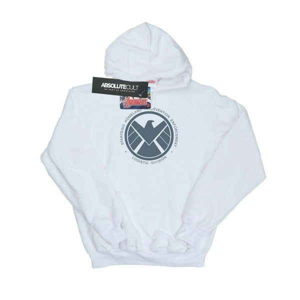 Marvel Mens Agents Of SHIELD Logistics Division Hoodie - White