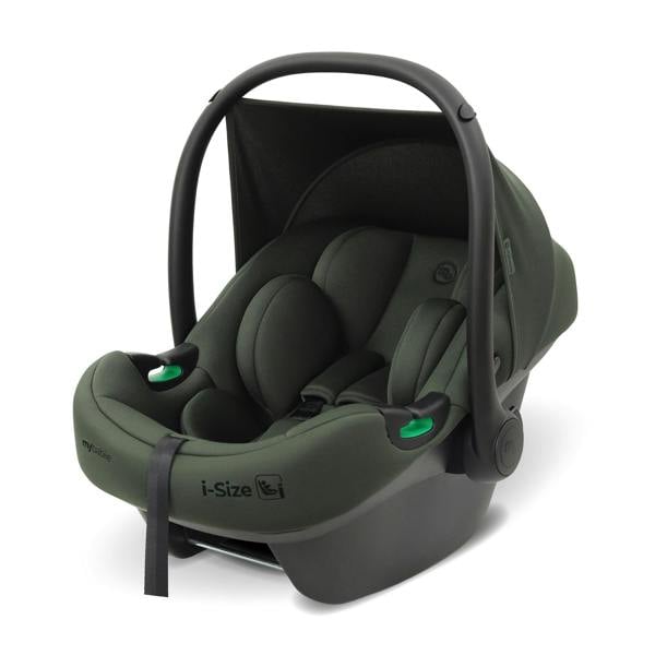 My Babiie MBCS02LT i-Size Infant Carrier Car Seat and ISOFIX Base - Forest Green