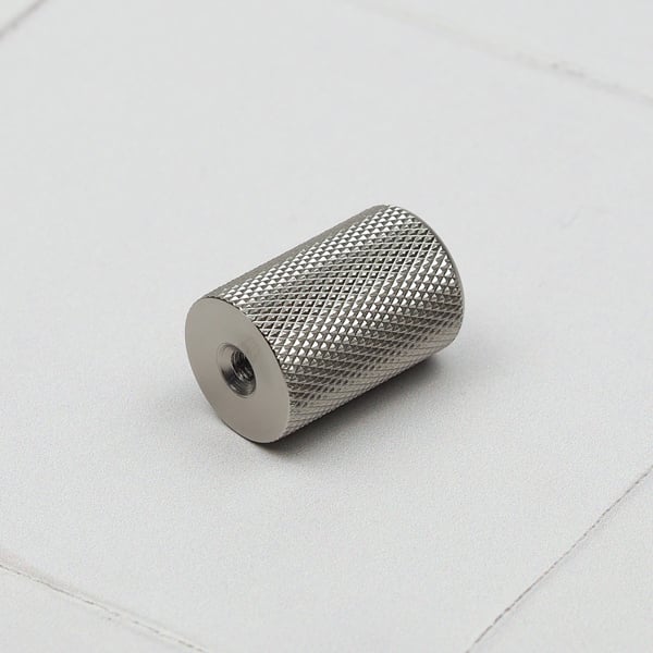 Handle & Home Brushed Nickel Knurled Knob