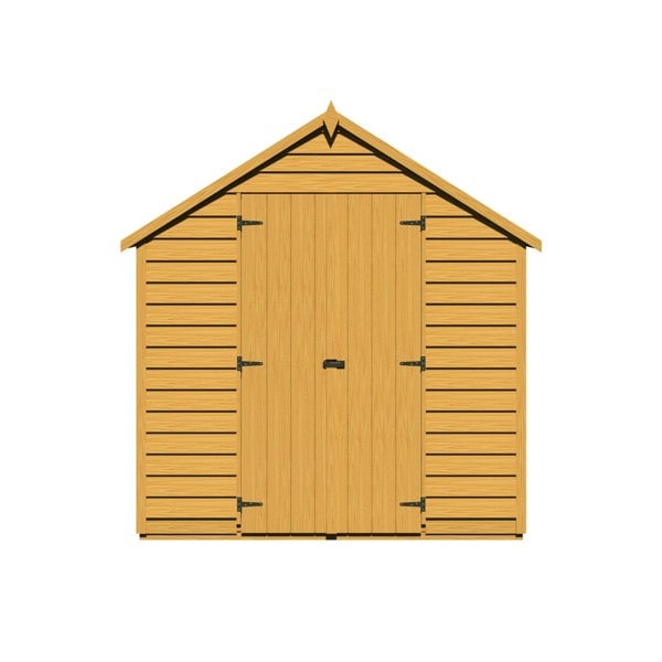 Shire Overlap 8x6 Double Door Economy Storage Shed - Best Shed