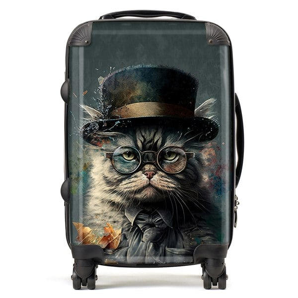 Warren Reed Selkirk Rex Cat Splashart Suitcase