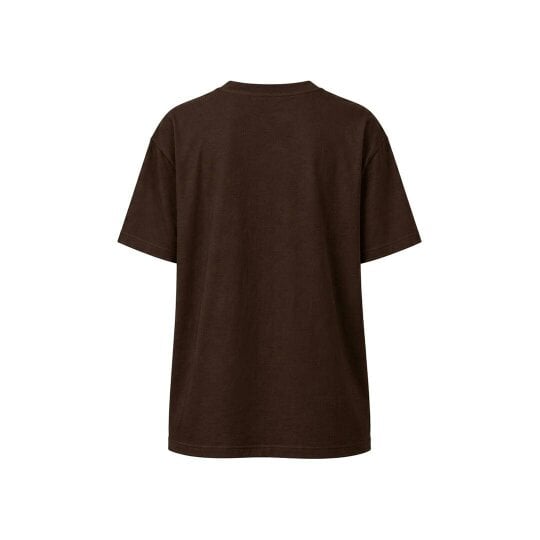 By Lanvin Printed Central Logo Dark Brown T-Shirt