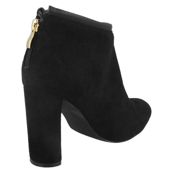 Spot On Ladies Spot On Back Tie Ankle Boots