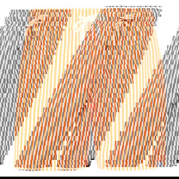 Regatta Mens Loras Stripe Swim Shorts - Celosia Orange