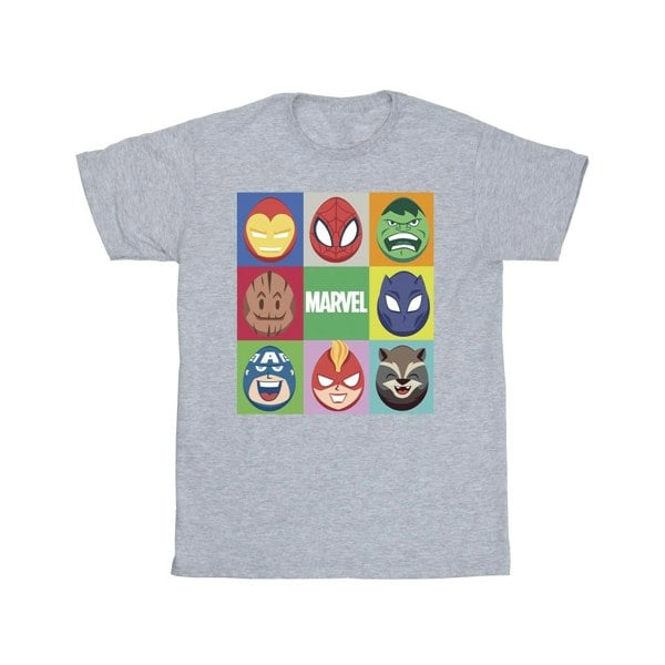 Marvel Mens Easter Eggs T-Shirt - Sports Grey