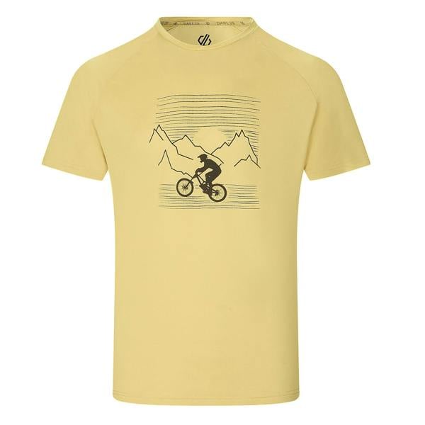Dare 2B Mens Tech II Mountain Bike T-Shirt - Oil Yellow - 