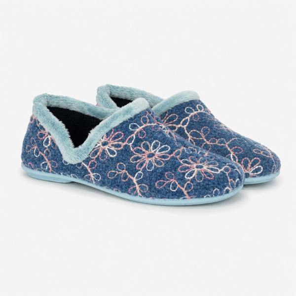 Sleepers SARA Full Slippers Slippers   in  Blue